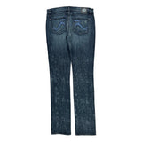 Rock & Republic Slim Fit Jeans - 31W UK 10 Dark Wash Cotton Blend