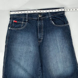Southpole Denim Shorts - 36W 12L Dark Wash Cotton