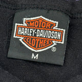 Denver, Colorado Harley Davidson Graphic Tank Top - Medium Black Cotton