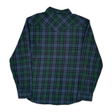 Levis Checked Flannel Shirt - 2XL Blue Cotton