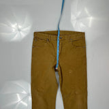 Carhartt Carpenter Pants - 33W 32L Brown Cotton