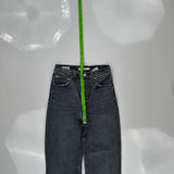 501 Levis Jeans - 24W UK 6 Grey Cotton