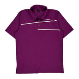 Oakley Polo Shirt - Large Purple Polyester