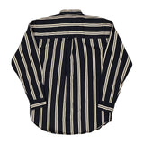 Chaps Ralph Lauren Striped Shirt - Medium Cream Cotton