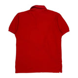 Lacoste Polo Shirt - Small Red Cotton