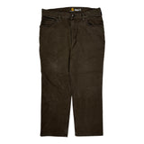 Carhartt Carpenter Pants - 34W 28L Brown Cotton