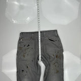 Carhartt Carpenter Pants - 34W 30L Gray Cotton