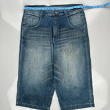 Unbranded Denim Shorts - 36W 13L Blue Denim