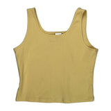 Nike Tank Top - Medium Yellow Cotton