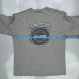Heartland Harley Davidson Burlington Iowa Harley Davidson Graphic Long Sleeve T-Shirt - XL Gray Cotton