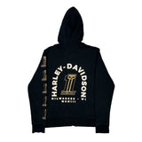 Milwaukee Harley Davidson Graphic Hoodie - XL Black Cotton