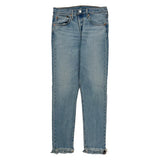 501 Levis Skinny Jeans - 28W US 4 Blue Cotton