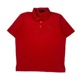 Polo By Ralph Lauren Polo Shirt - Large Red Cotton