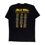 Work In Progress Tour Jelly Roll Band T-Shirt - XL Black Cotton
