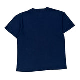 Seattle Seahawks N.F.L. Team Apparel T-Shirt - Medium Navy Cotton