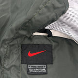 Nike Windbreaker - Large Green Polyester