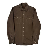 Levis Shirt - Small Brown Cotton