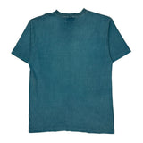 Blank Single Stitch T-Shirt - Large Blue Cotton