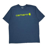 Carhartt T-Shirt - 2XL Blue Cotton