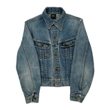 California Patches Lee Graphic Denim Jacket - Small Blue Denim