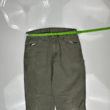 Dickies Carpenter Pants - 32W 35L Green Cotton