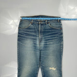 Orange Tab Levis Jeans - 34W 31L Blue Denim