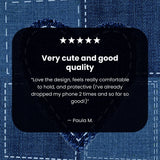 Powder Blue Denim Heart iPhone 13 Pro Case