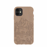 Chocolate Brown Desert Run iPhone 11 Case