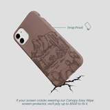 Chocolate Brown Desert Run iPhone 11 Case