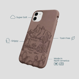 Chocolate Brown Desert Run iPhone 11 Case