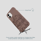 Chocolate Brown Desert Run iPhone 12 Mini Case
