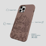 Chocolate Brown Desert Run iPhone 12 Pro Max Case