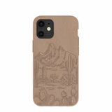 Chocolate Brown Desert Run iPhone 12/ iPhone 12 Pro Case