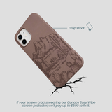 Chocolate Brown Desert Run iPhone 12/ iPhone 12 Pro Case