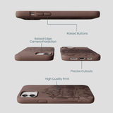 Chocolate Brown Desert Run iPhone 12/ iPhone 12 Pro Case