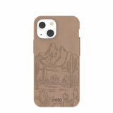 Chocolate Brown Desert Run iPhone 13 Mini Case