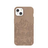 Chocolate Brown Desert Run iPhone 13 Case