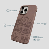 Chocolate Brown Desert Run iPhone 14 Pro Max Case