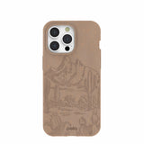 Chocolate Brown Desert Run iPhone 15 Pro Max Case