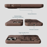 Chocolate Brown Desert Run iPhone 15 Pro Max Case