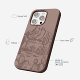 Chocolate Brown Desert Run iPhone 16 Pro Max Case