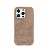 Chocolate Brown Desert Run iPhone 16 Pro Case