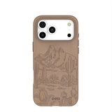 Chocolate Brown Desert Run iPhone 17 Pro Max Case
