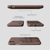 Chocolate Brown Desert Run iPhone XR Case