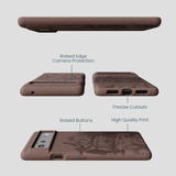 Chocolate Brown Desert Run Google Pixel 6 Case