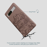 Chocolate Brown Desert Run Google Pixel 7a Case
