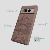 Chocolate Brown Desert Run Google Pixel 7 Pro Case