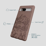 Chocolate Brown Desert Run Google Pixel 7 Case
