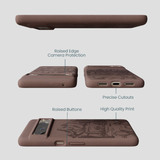 Chocolate Brown Desert Run Google Pixel 8 Pro Case