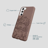 Chocolate Brown Desert Run Samsung Galaxy S21 Case
